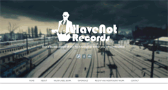 Desktop Screenshot of havenotmusic.com
