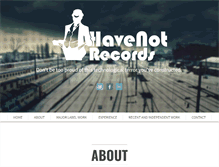 Tablet Screenshot of havenotmusic.com